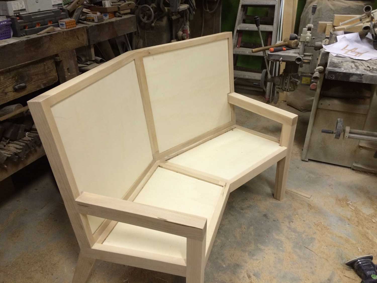the furniture maker is finished